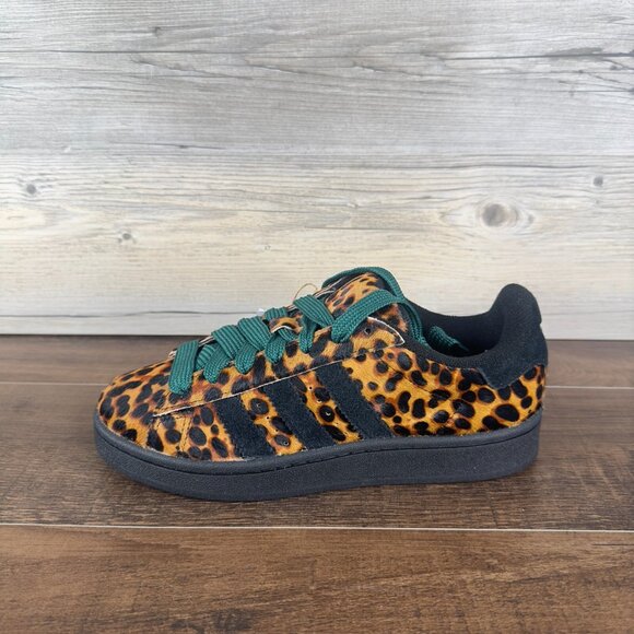 adidas Campus 00s Cheetah Pack Womens Size 9 Cream White Core Black JH9768 - Picture 2 of 9